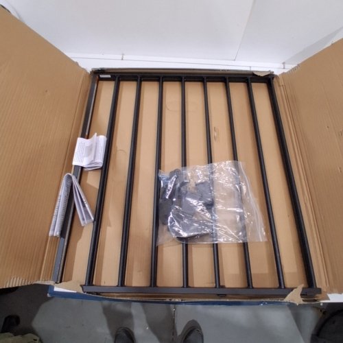 SAFETY FIRST TOP OF THE STAIRS EXPANDABLE METAL BABY GATE - 27" - 42" X 28" - BLACK (MODEL: GA090CBLKF2 image 3