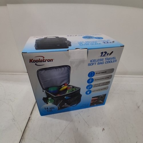 KOOLATRON ICELESS TRAVEL COOLER 20 CAN CAPACITY THERMOELECTRIC COOLONG 14QT (MODEL:D13) image 4