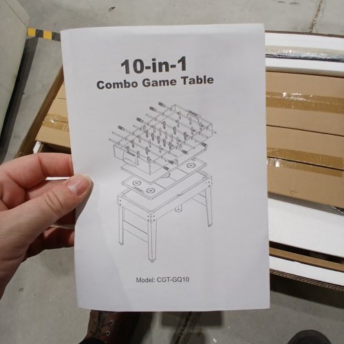 10-IN-1 MULTI COMBO GAME TABLE SET FOR HOME - (MOSWL: CGT-GQ10) image 4