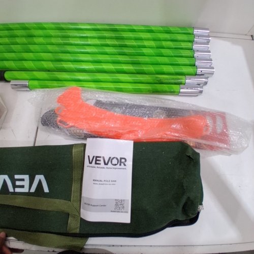 VEVOR LIGHTWEIGHT MANUAL EXTENDABLE POLE TREE PRUNER/POLE SAW- 3.87FT -27FT - GREEN - (MODEL: RUNZETOOL-GZJ-32G2) image 3