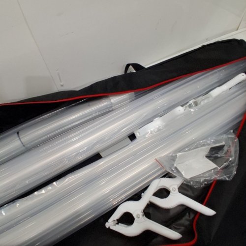 EMART PIPE AND DRAPE BACKDROP STAND KIT - 10FT X 10FT (MODEL: EM-PDBS3030) image 3