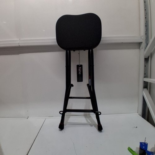 GATOR FRAMEWORKS GUITAR STOOL WITH STAND - 2.5" PADDED SEAT CUSHION - BLACK (MODEL: GW-GTRSTOOL) image 3