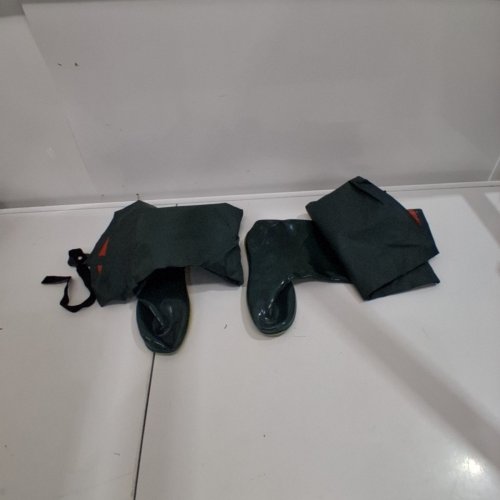 UNISEX GENERIC FISHING PANTS WADERS - 31.4" LONG - GREEN image 3