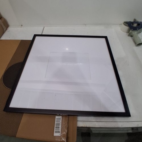 AMERICAN FLAT PICTURE FRAME - 21" X 21" - WHITE\BLACK image 3