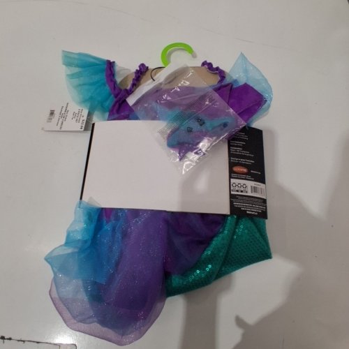 GIRL'S GOODMARK MISS MERMAID COSTUME SET - 3-4T - PURPLE/TURQUOISE image 3