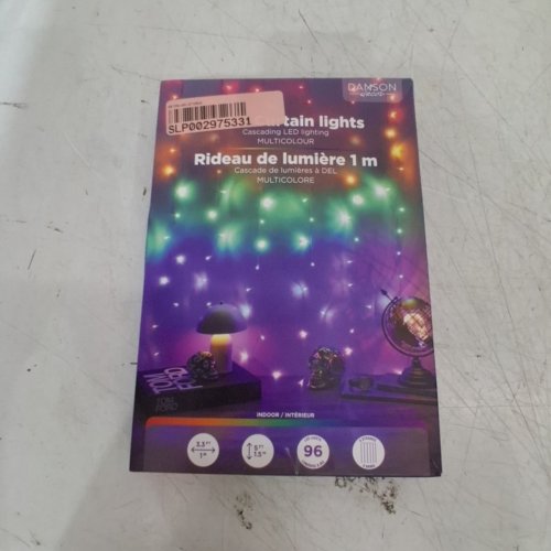 DANSON LED BATTERY OPERATED CURTAIN LIGHTS - 3.3FT X 5FT - MULTICOLOR image 4