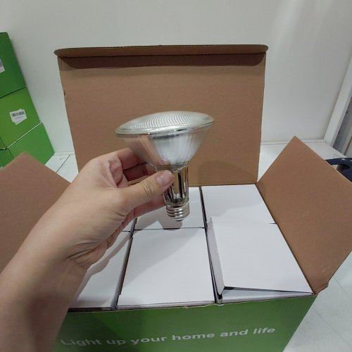 6PK NIOCLERCE PAR30 HALOGEN SHORT NECK DIMMABLE LIGHT BULBS - 2800 K - WARM WHITE image 2