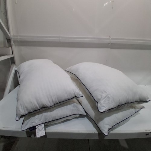 4PK GOHOME COOLING BED PILLOWS FOR STOMACH AND BACK SLEEPERS - STANDARD - WHITE (MODEL: BP4-001) image 2