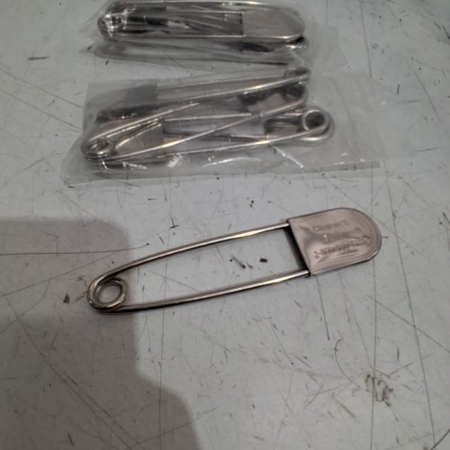 2(5PK) STAINLESS STEEL LAUNDRY PINS - 5" - SILVER (MODEL : NP-2) image 2