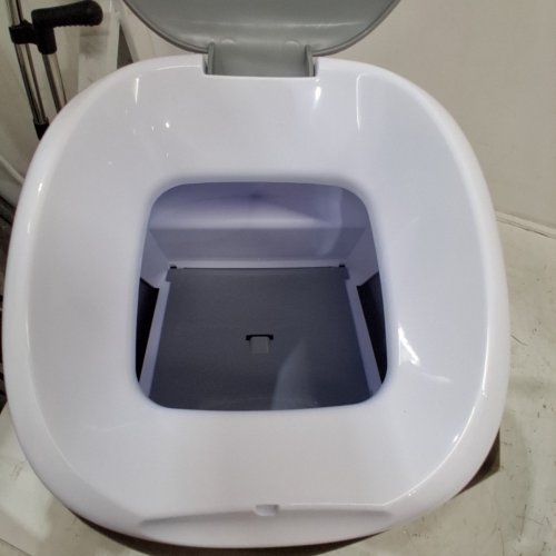 LITTER GENIE STYLE CAT LITTER ODOR CONTROL DISPOSAL SYSTEM PAIL WITH SCOOP AND HOLDER - 18" - WHITE (MODEL: ‎I000658) image 3