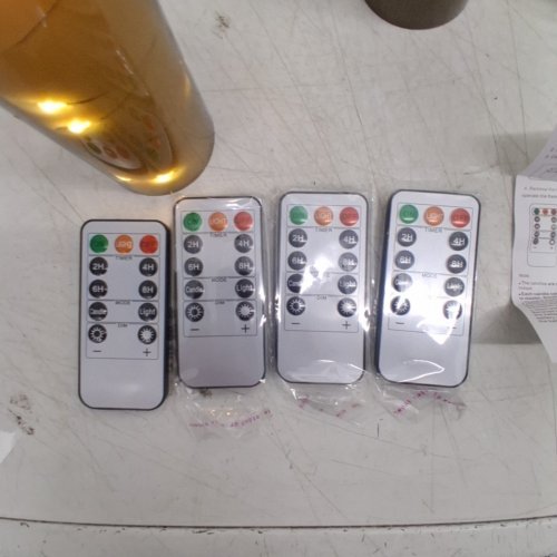 21PK FLAMELESS LED BATTERY CANDLES WITH REMOTES - GREY image 4