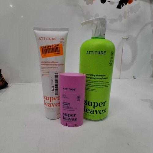 3 ASSORTED ATTITUDE SUPER LEAVES SHAMPOO, CONDITIONER AND DEODORANT SET image 2