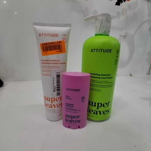 3 ASSORTED ATTITUDE SUPER LEAVES SHAMPOO, CONDITIONER AND DEODORANT SET image 4