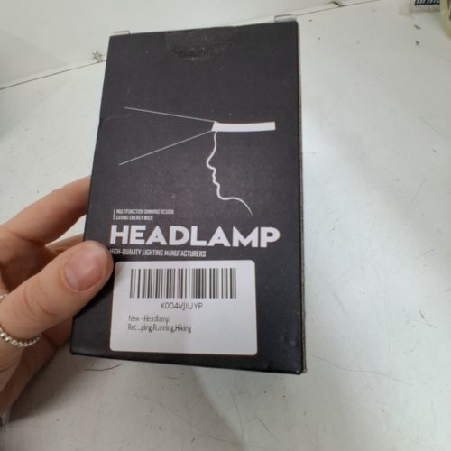 2PK USB RECHARGEABLE SOFT HEADLAMPS - BLACK image 2