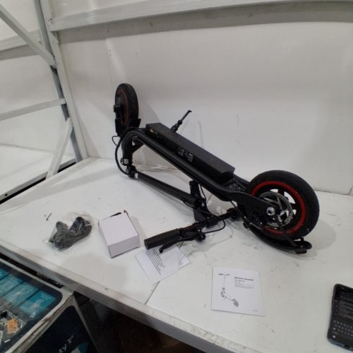 FOLDABLE ELECTRIC SCOOTER FOR ADULTS - 350 W - 30-40KM RANGE - BLACK/RED (MODEL:W5/W6) image 5