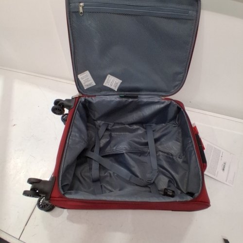 ATLANTIC ARTISAN III EXPANDABLE carry on WITH SPINNER WHEELS - 21.5"x15"x8.75" - RED/BLACK (MODEL: AL17478) image 3