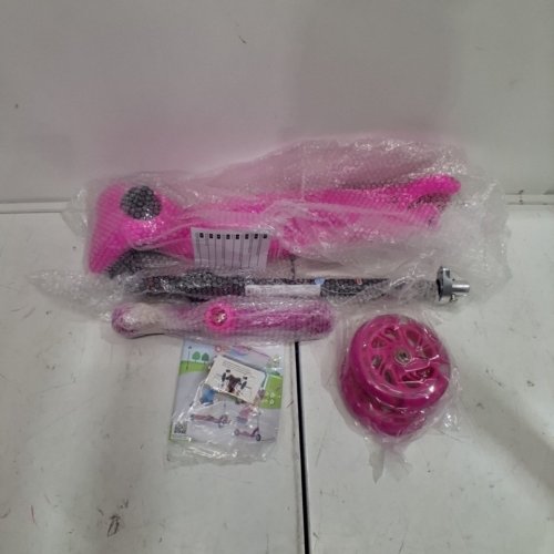 BELEEV KIDS A1 3 WHEEL ADJUSTABLE HEIGHT SCOOTER - AGES 2-6 - PINK (MODEL: BE087) image 2
