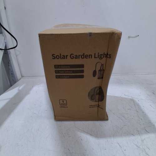 JEEYEE HANGING OUTDOOR SOLAR LIGHT - 5"X10" - BLACK (MODEL: LSS580-T1) image 4