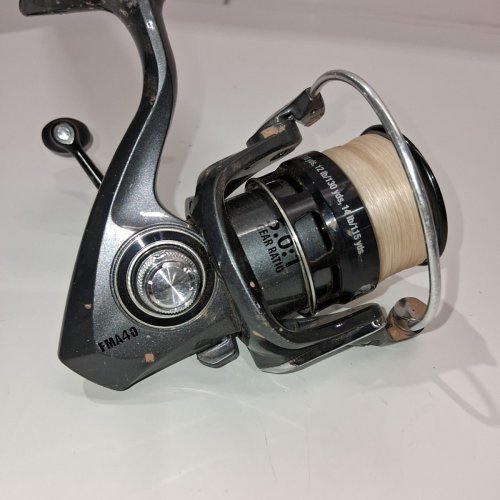 BPS FORMULA SPINNING REEL - 5:0:1 RATIO - SIZE 40 -BLACK/SIVER (MODEL: FMA40) image 3