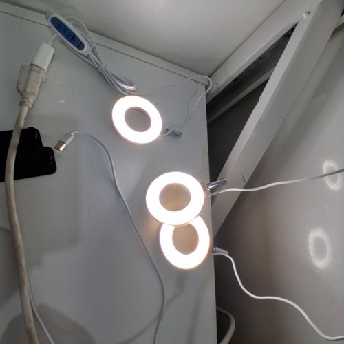 3PK AOKREAN LED PLANT GROW LIGHTS - 3 LIGHT SETTINGS - 5 V - 26" - 10W - WOOD GRAIN (MODEL: BL-B10A) image 2