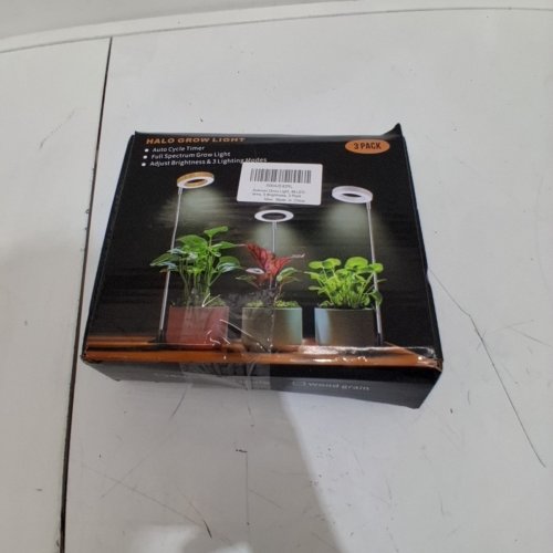 3PK AOKREAN LED PLANT GROW LIGHTS - 3 LIGHT SETTINGS - 5 V - 26" - 10W - WOOD GRAIN (MODEL: BL-B10A) image 5