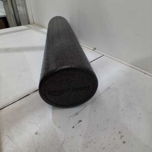 AMAZON BASICS HIGH-DENSITY ROUND FOAM ROLLER FOR YOGA & EXERCISE - 24" - BLACK image 2