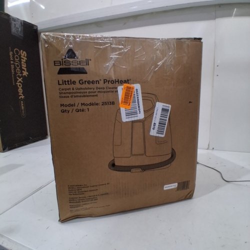 BISSELL LITTLE GREEN PORTABLE DEEP CLEANING VACUUM - 37OZ TANK MAX - GREEN/GREY (MODEL : 2513B) image 5