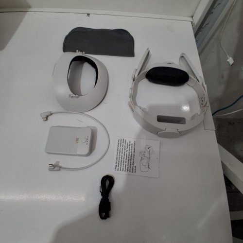 REPLACEMENT HEAD STRAP FOR OCULUS QUEST 2/ OCULUS QUEST 3 - WHITE/GREY image 3
