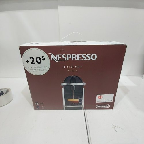 DELONGHI BY NESPRESSO PIXIE AUTOMATIC COFFEE MACHINE - SILVER (MODEL: EN127.S) image 6