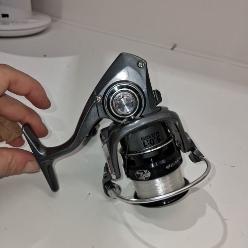 BPS FORMULA SPINNING REEL - 5:0:1 RATIO - SIZE 40 -BLACK/SIVER (MODEL: FMA40) image 3