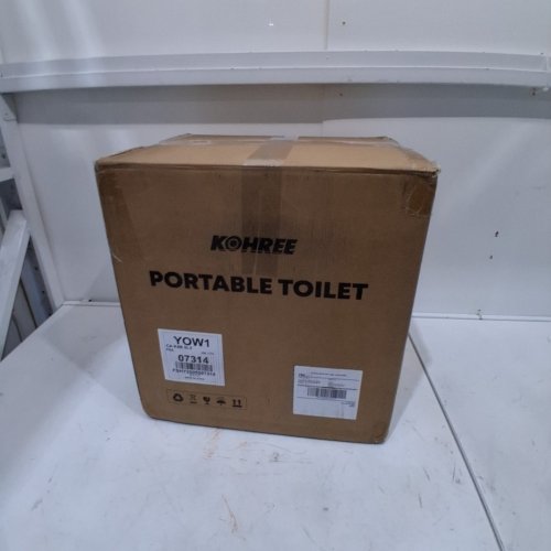 KOHREE PORTABLE CAMPING TOILET WITH DIAGONAL ELONGATED BOWL SEAT - 5.8 GAL (MODEL: KR3124-CA) image 5