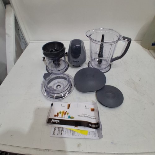 NINJA MASTER PREP-TO-CRUSH 3-IN-1 PERSONAL BLENDER SET - 48OZ & 16OZ - SILVER - (MODEL: QB900BC) image 3
