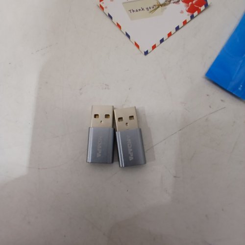 2PK USB C TO USB ADAPTER - GREY image 2
