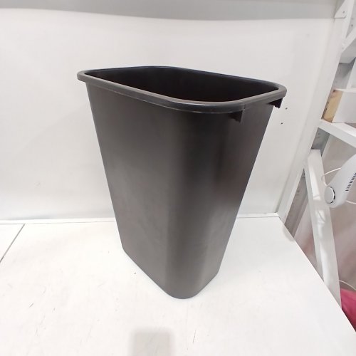 WINCO OFFICE TRASH CAN - 10 GALLON - BLACK - (MODEL: PWR-41K) image 2