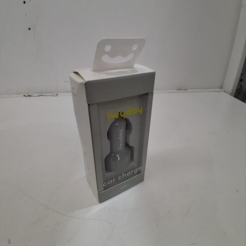 HEYDAY DUAL USB-A & USB-C PHONE CAR CHARGER - 20W - GREY image 2