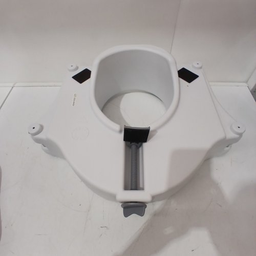 BIOS LIVING RAISED TOILET SEAT WITH HANDLES - 4.5" - WHITE (MODEL: 59013) image 3