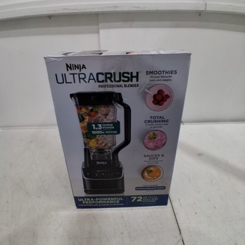 NINJA ULTRACRUSH PROFESSIONAL BLENDER - 72OZ - 1000W - BLACK (MODEL: BP2010) image 7