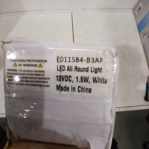 BESRAMTIC ROUND LED STERN/ANCHOR NAVIGATOR BOAT LIGHT - 12V - 22" - WHITE LIGHT/STAINLESS STEEL POLE (MODEL: ‎E011584-24+E011500-SS) image 6