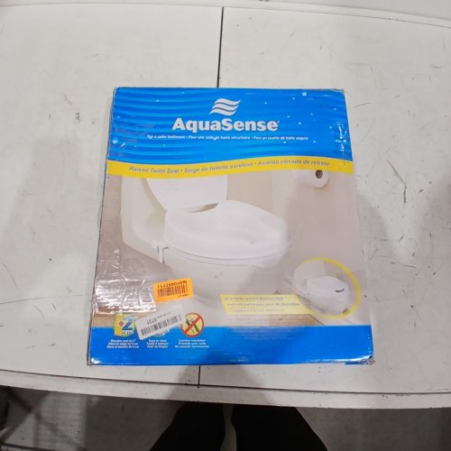 AQUASENSE RAISED TOILET SEAT UP TO 2" - WHITE - (MODEL: 770-625) image 5