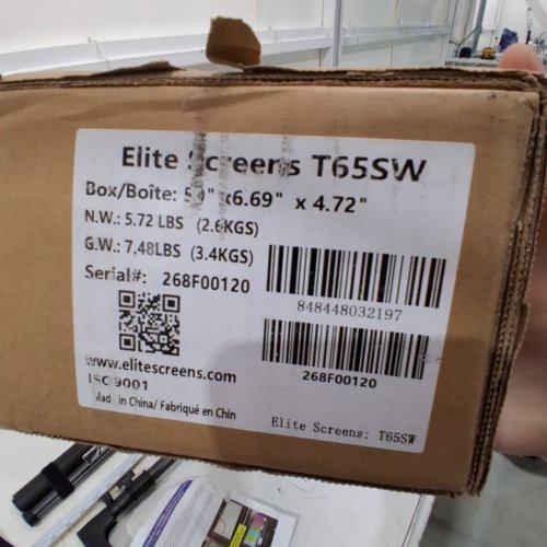 ELITE SCREENS TRIPOD LITE WALL SERIES 2-IN-1 PORTABLE PROJECTOR SCREEN - 65" - 1:1 ASPECT RATIO - BLACK (MODEL: T65SW) image 4