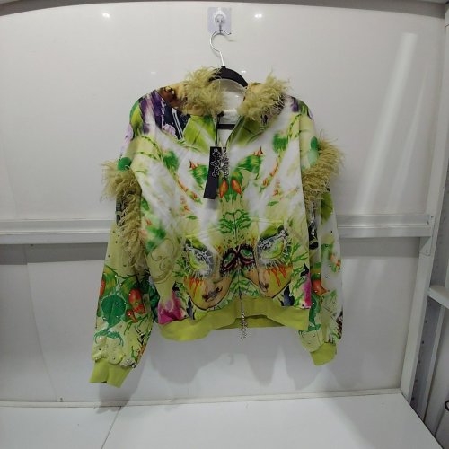 2PC WOMEN'S HOSO TERRATOMA × NUWA 1997 HOODIE & PANTS SET - SMALL - MULTICOLOR image 2