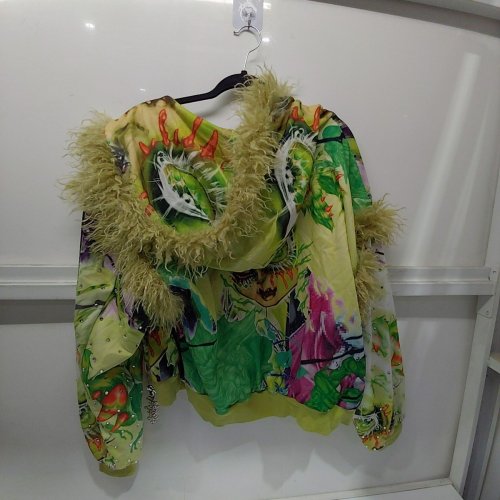 2PC WOMEN'S HOSO TERRATOMA × NUWA 1997 HOODIE & PANTS SET - SMALL - MULTICOLOR image 3