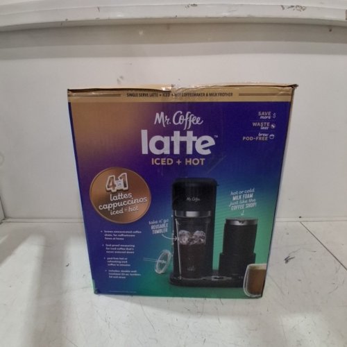 MR. COFFEE 4-IN-1 SINGLE-SERVE LATTE™, ICED, AND HOT COFFEE MAKER - BLACK (MODEL:BVMC-LM200BLK) image 5