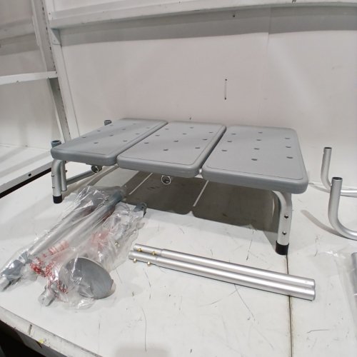 MEDLINE TRANSFER BENCH WITH BACK, KNOCKDOWN - GREY (MODEL:MDS86960KDMGH) image 3