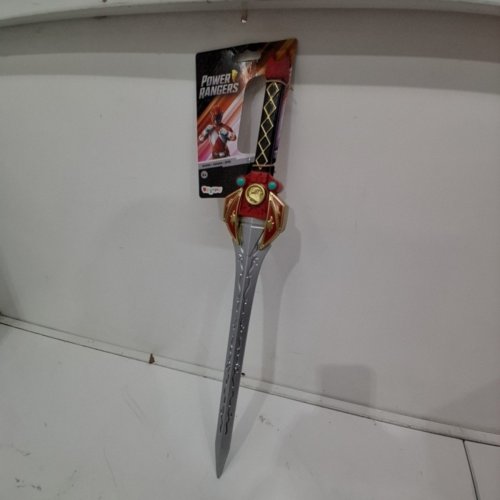 DISGUISE POWER RANGERS TOY SWORD - RED AND SILVER (MODEL: 164109) image 2