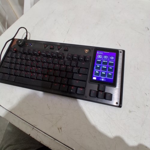 TURTLE BEACH TOUCHSCREEN COMMAND SERIES KB7 TKL RGB WIRED GAMING KEYBOARD - BLACK (MODEL: KB7) image 2