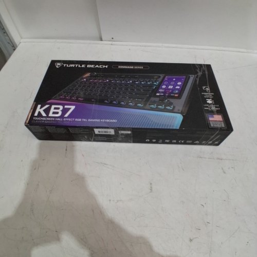 TURTLE BEACH TOUCHSCREEN COMMAND SERIES KB7 TKL RGB WIRED GAMING KEYBOARD - BLACK (MODEL: KB7) image 7
