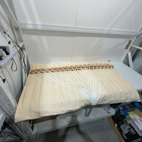 LAZYDAZE DOUBLE QUILTED HAMMOCK WITH SPREADER BAR - 12FT - BEIGE image 3