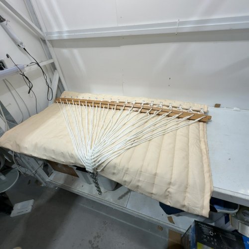 LAZYDAZE DOUBLE QUILTED HAMMOCK WITH SPREADER BAR - 12FT - BEIGE image 4