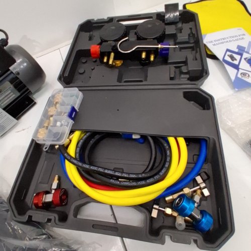 BMT AC VACUUM PUMP AND GAUGE SET - 4.5 CFM - 110 V (MODEL: PS-1.5) image 4